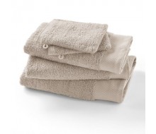 5-delige handdoekenset beige (500g/m²)